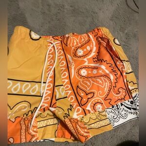 Never worn " bandanna " shorts
